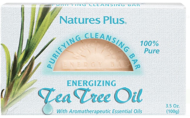 Natures Plus Tea Tree Energizing Purifying Cleansing Bar 3.5 Oz-OUT OF STOCK