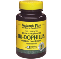 Natures Plus Tri-Dophilus Vegetarian Capsule 60      TEMPORARILY UNAVAILABLE