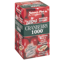 Natures Plus Ultra Cranberry 1,000 Mg Slow Release Tablet 60