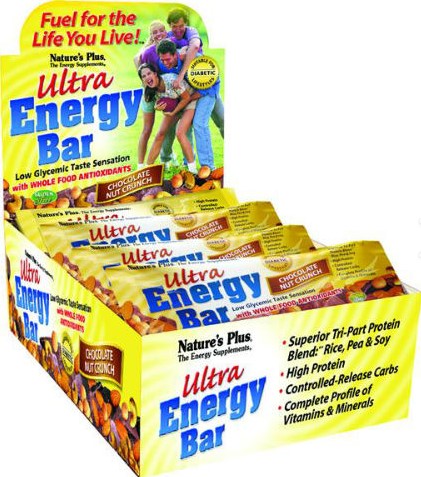 Natures Plus Ultra Energy Chocolate Nut Crunch Bar (12)