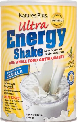 Natures Plus Ultra Energy Shake Vanilla .80 Lb-OUT OF STOCK