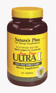Natures Plus Ultra I Multi Iron-Free Slow Release Tablet 90