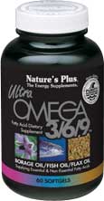 Natures Plus Ultra Omega 3/6/9 1,200 Mg S/G 60