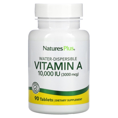 Natures Plus Vit A 10,000 Iu Water-Disp Tablet 90