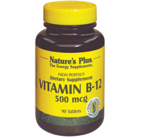 Natures Plus Vitamin B-12 500 Mcg Tablet 90