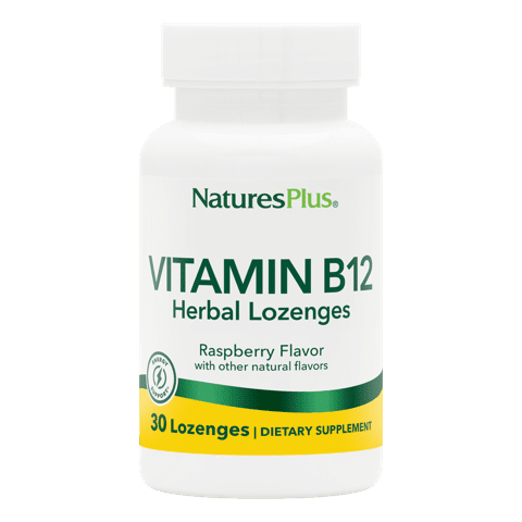 Natures Plus Vit B-12 1,000 Mcg Herbal Lozenge 30