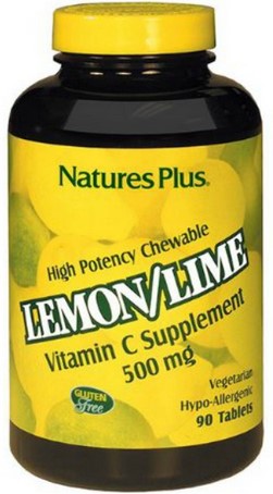 Nature's Plus Vit C Lemon/Lime 500 Mg  90 Chewables  TEMPORARILY UNAVAILABLE