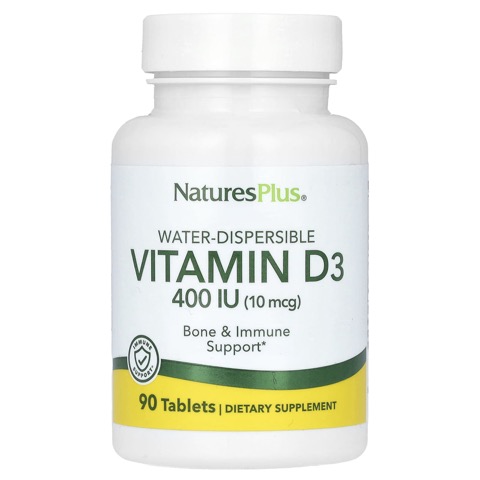 Natures Plus Vit D 400 Iu Water-Disp Tablet 90