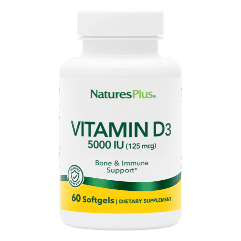Natures Plus Vit D3 5000 Iu Softgel 60