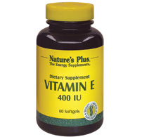 Natures Plus Vitamin E 400 IU Softgel 60