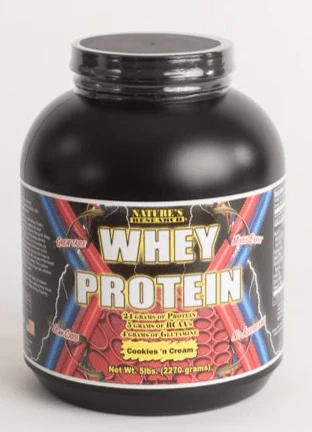 Natures Research Whey Protein Cookies 'n Cream 5lbs.
