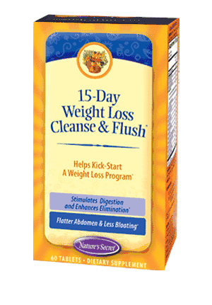 Natures Secret 15-Day Weight Loss Cleanse & Flush 60 TAB