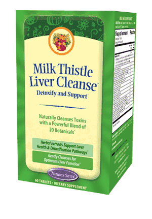Natures Secret Milk Thistle Liver Cleanse 60 TAB