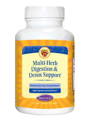 Natures Secret Multi-Herb Digestion & Detox Support 275 TAB