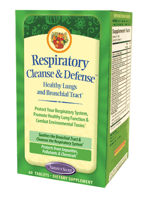 Natures Secret Respiratory Cleanse & Defense 60 TAB