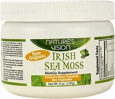 Natures Vision Organic Irish Sea Moss Raw Organic Powder 6.oz    12 servings