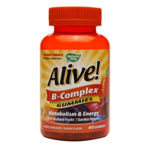 Natures Way - Alive!® B-Complex Gummies 60 Gummies TEMPORARELY UNAVAILABLE