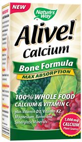 Natures Way - Alive!® Calcium 120 Tb