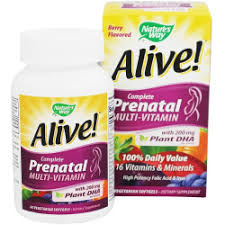 Natures Way - Alive! Complete Prenatal Multi-Vitamin 60 Veg Sg