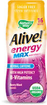 Natures Way - Alive! Energy Max Organic Water Enhancer Berry Blast 2.16 oz