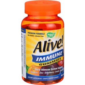 Natures Way - Alive! Immune Gummies 90 chewables-OUT OF STOCK