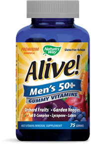 Natures Way - Alive! Men 50+ Gummy Multivit 75Ct
