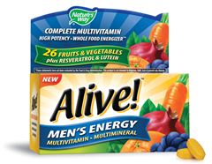 Natures Way - Alive! Men's Energy 50 Tablets-OUT OF STOCK
