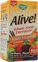 Natures Way - Alive! Max3 Daily  (no iron added) 30 Tb