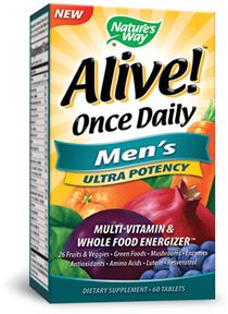 Natures Way - Alive!® Once Daily Mens Ultra Potency 60 Tb