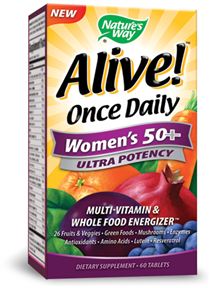 Natures Way - Alive!® Once Daily Womens 50+ Ultra Potency 60 Tb