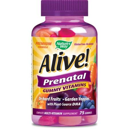 Natures Way - Alive! Prenatal Gummy Vitamins 75 Ct