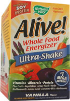 Natures Way - Alive! Soy Shake Vanilla  10 pkts bx-UNAVAILABLE