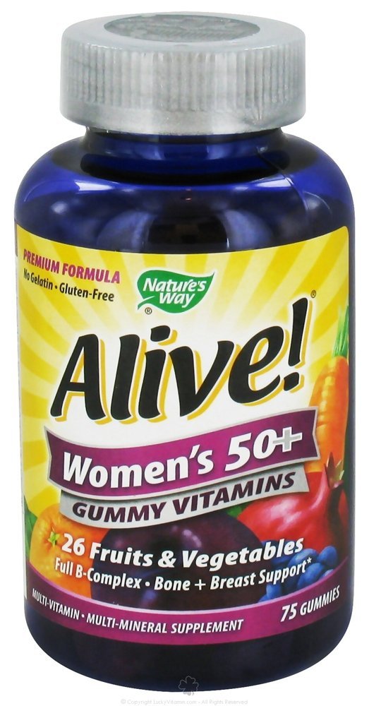 Natures Way - Alive! Women 50+ Gumy Multivitamin 75Ct