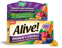 Natures Way - Alive! Women's Energy 50 Tablets TEMPORARILY UNAVAILABLE