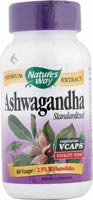 Natures Way - Ashwagandha Standardized 60 Veg Cp