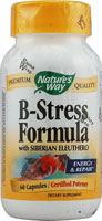 Natures Way - B-Stress Formula 60 Veg Cp