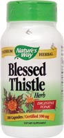 Natures Way - Blessed Thistle 100 Veg Cp    TEMPORARILY UNAVAILABLE