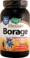 Natures Way - Borage Oil, EfaGold Cold Pressed Oil 1300 mg 60 Sg