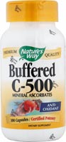Natures Way - Buffered C-500 Mineral Ascorbates 100 Cp
