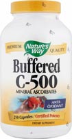 Natures Way - Buffered C-500 Mineral Ascorbates 250 Cp