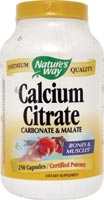 Natures Way - Calcium Citrate 250 Cp