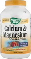 Natures Way - CalciumMagnesium 250 Cp