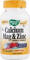 Natures Way - CalciumMagnesiumZinc 100 Cp
