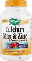 Natures Way - CalciumMagnesiumZinc 250 Cp
