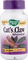 Natures Way - Cats Claw Standardized 60 Veg Cp