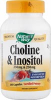 Natures Way - CholineInositol 100 Cp