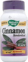 Natures Way - Cinnamon Standardized 60 Veg Cp