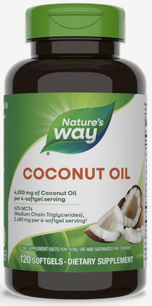 Natures Way - Coconut Oil 120 Sg