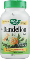 Nature's Way - Dandelion Root 180 Veg Cp