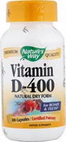 Natures Way - Vitamin D3 400 IU 100 Cp